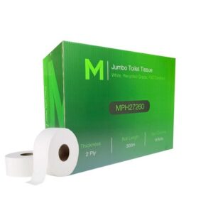 MP-Recycled Jumbo Toilet Tissue 2Ply, 300m, 8 Rolls Carton